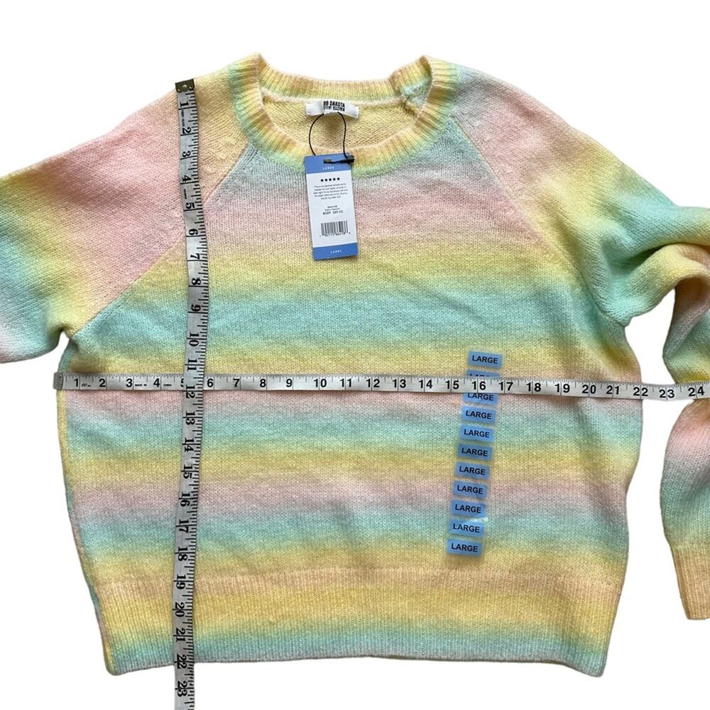 NWT BB Dakota By Steve Madden Ombre Sweater Wool Blend Size Large - Picture 8 of 13